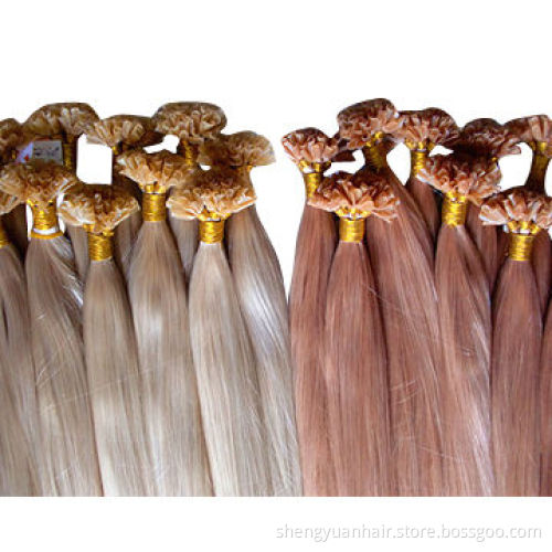 Remy Human Hair Keratin Pre-bonded U-tip Nail Hair Extensions, Any Color Available, 0.5g/s